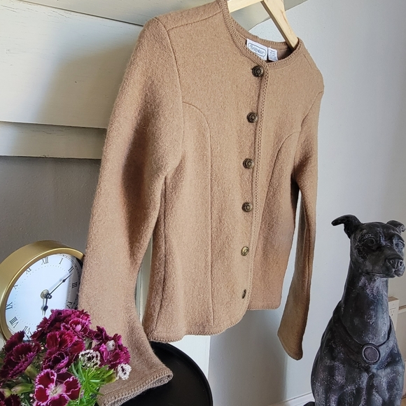 VTG Bridgewater Classics 100% Wool Sweater Cardigan - Picture 4 of 11